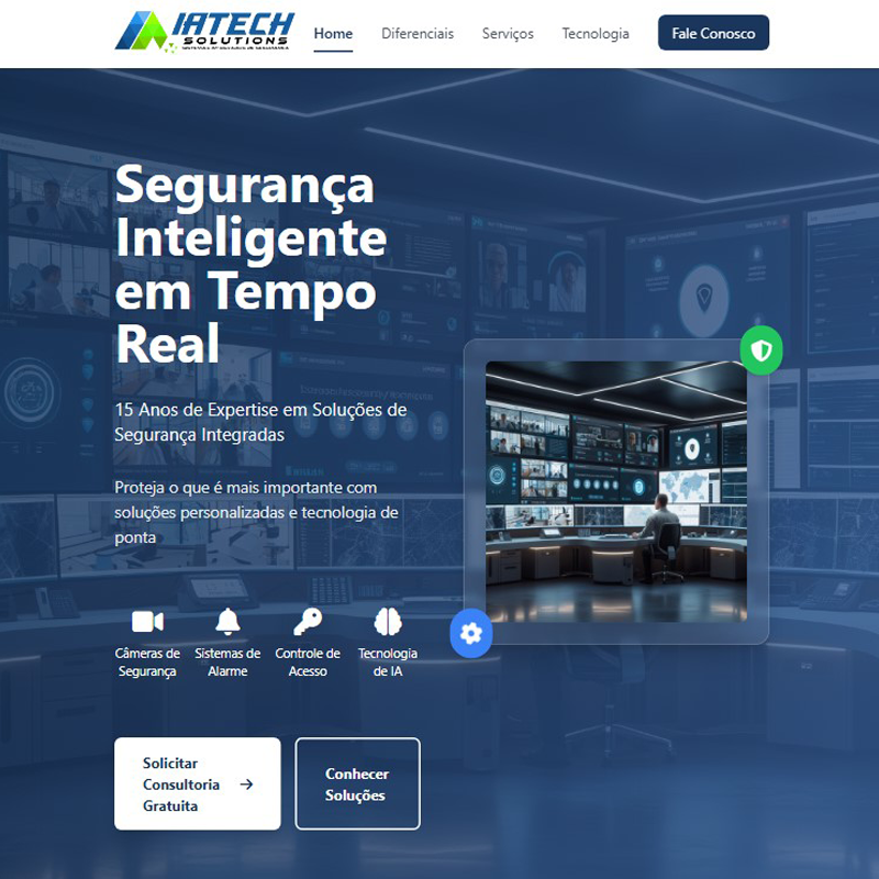 Print do website IATECH Solutions
